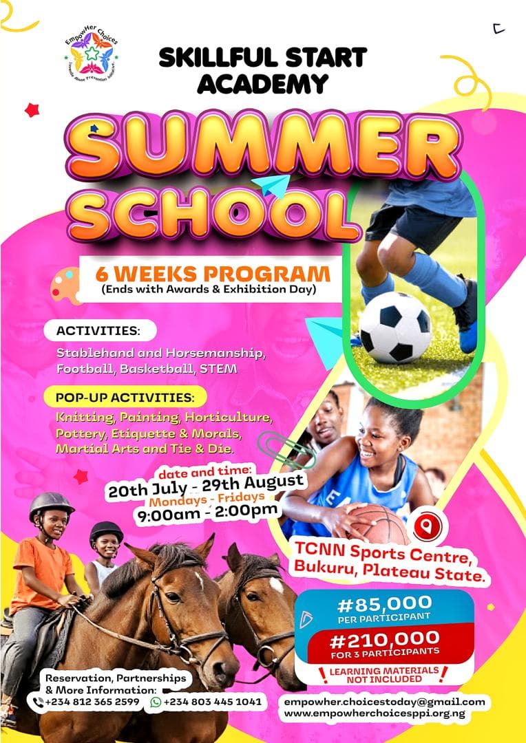 Skillful Start Academy Summer Camp Flyer